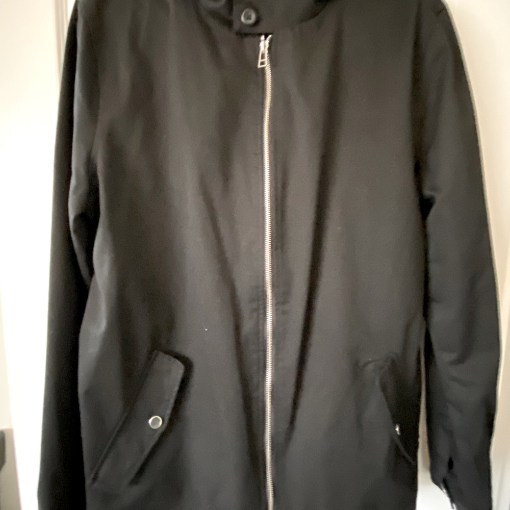 FIVE FOUR BRAND BLACK LIGHTWEIGHT JACKET SIZE LG